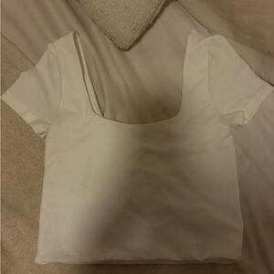 Cotton On White Crop Top